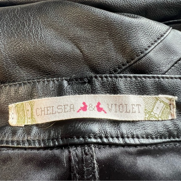 Chelsea and Violet Black Faux Leather Size 31 - Picture 3 of 8